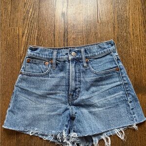 Madewell Classic Blue Jean Shorts